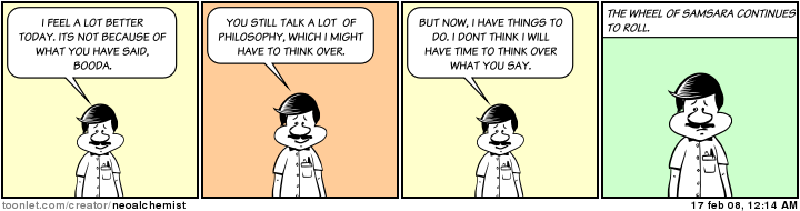 ask booda : the wheel of samsara